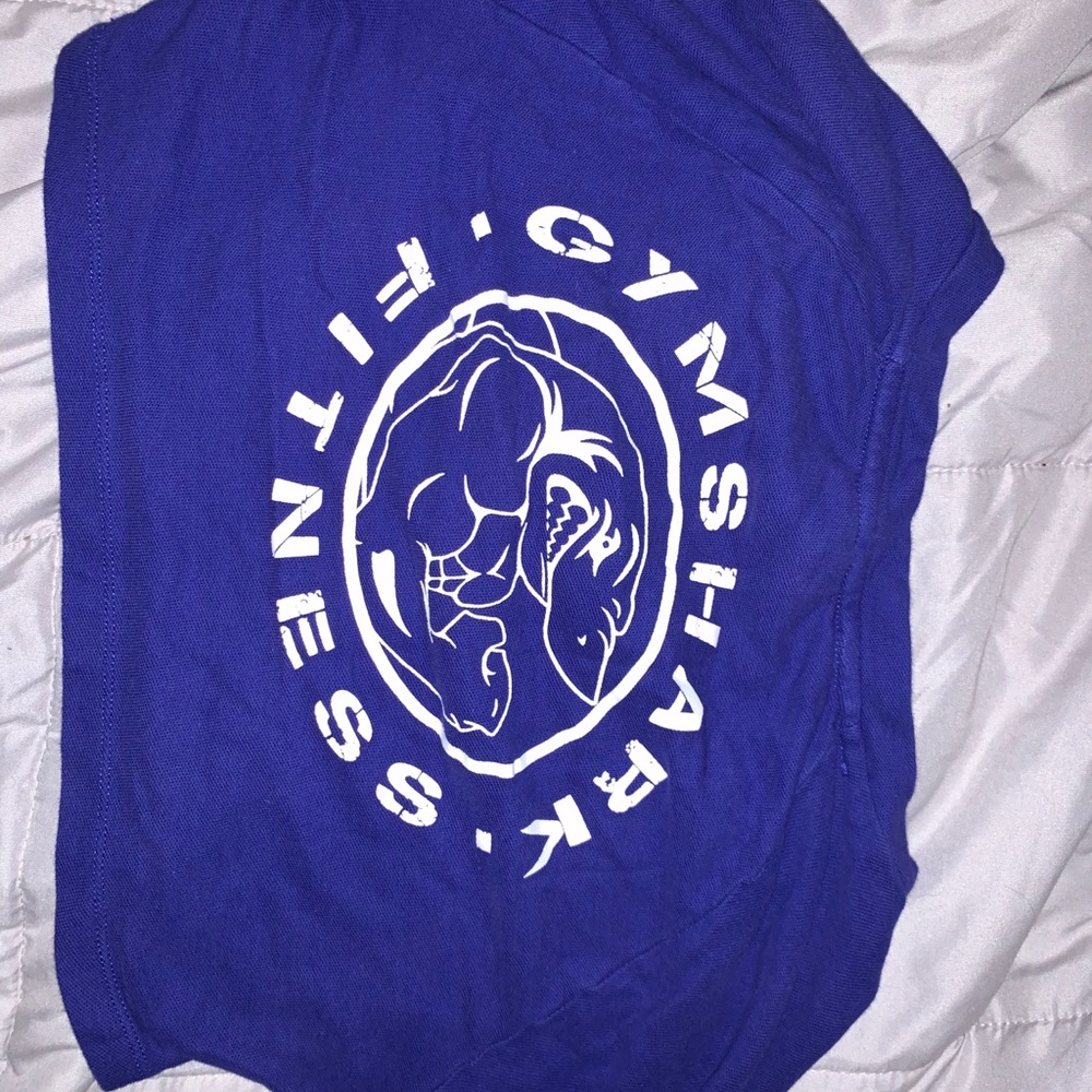 3 colors gym shark long sleeve crop tops